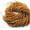 Natural Hessonite Garnet Smooth Round Beads Strand Length 14 Inches and Size 4mm to 6mm approx.